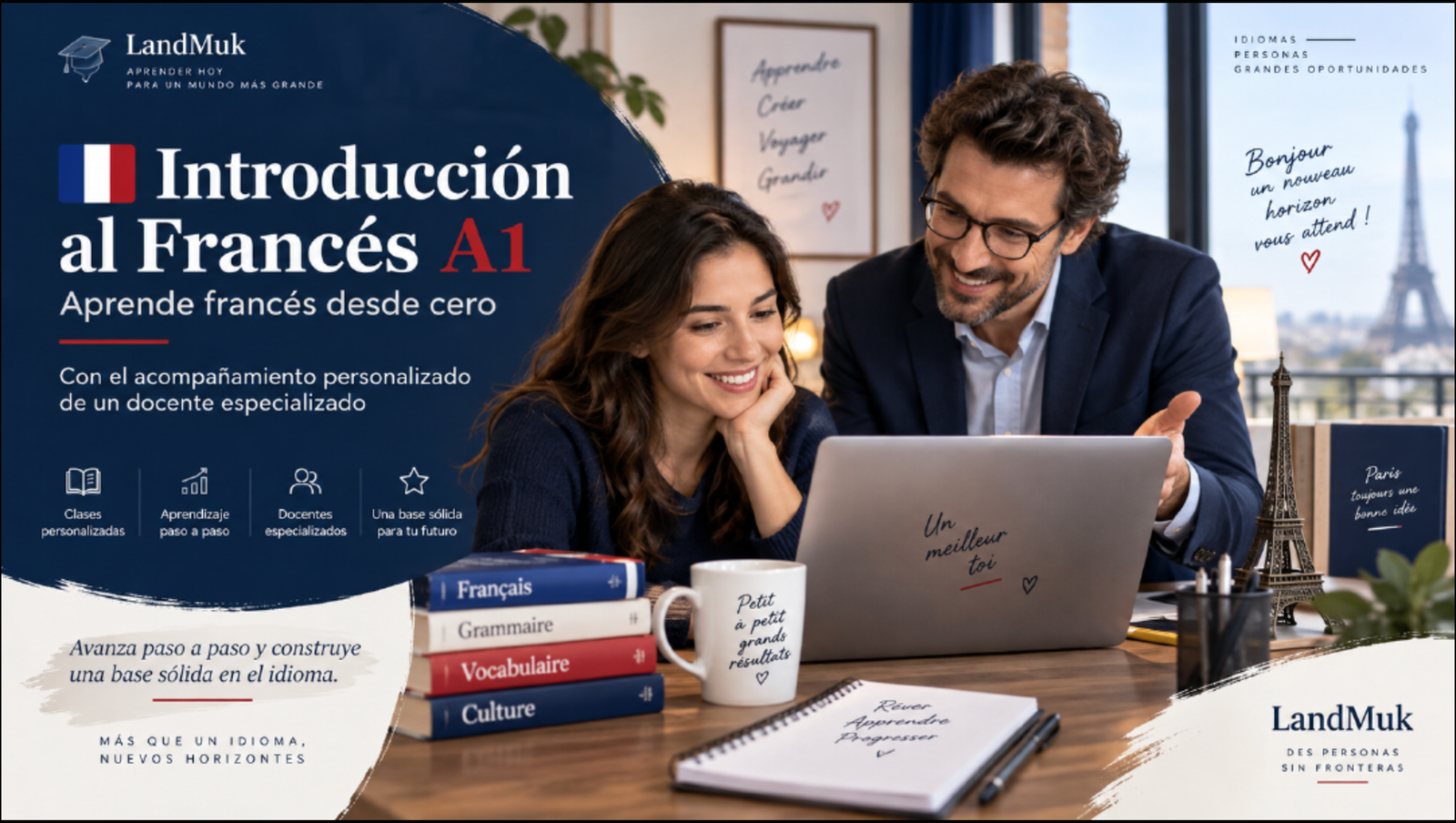 Francés A1 — Con apoyo personalizado de un docente